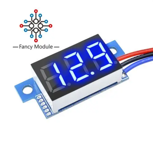 

Mini LED Digital Voltmeter DC 0-100V 0.36 Inch 3 Wire Volt Voltage Meter Gauge Tester LED Display Voltage Meters