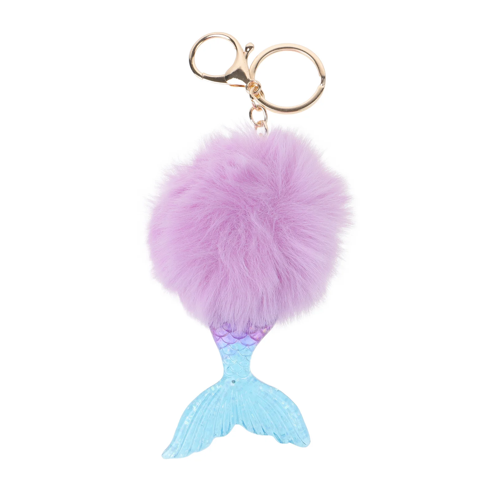 سلسلة مفاتيح على شكل حورية البحر مصنوعة يدويًا من مادة ممتازة لحقيبة الظهر وديكور الهاتف المحمول فكرة هدية إبداعية هدية لعيد الميلاد #5