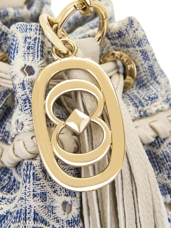 Light Luxury Bucket Bag Denim Shoulder Messenger Handbag Bag Trend