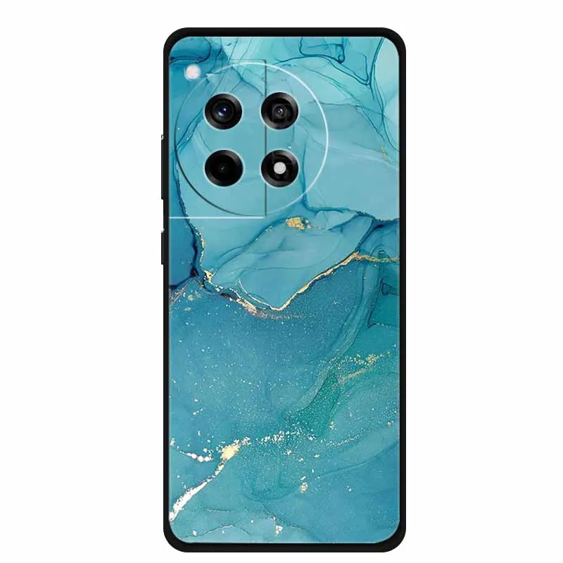 حافظة سيليكون لينة لـ oneplus 12r ، تصميم رخامي ، حافظة من البولي إيثين الحراري لـ oneplus ace 3 ace3 5g cph2609 #6