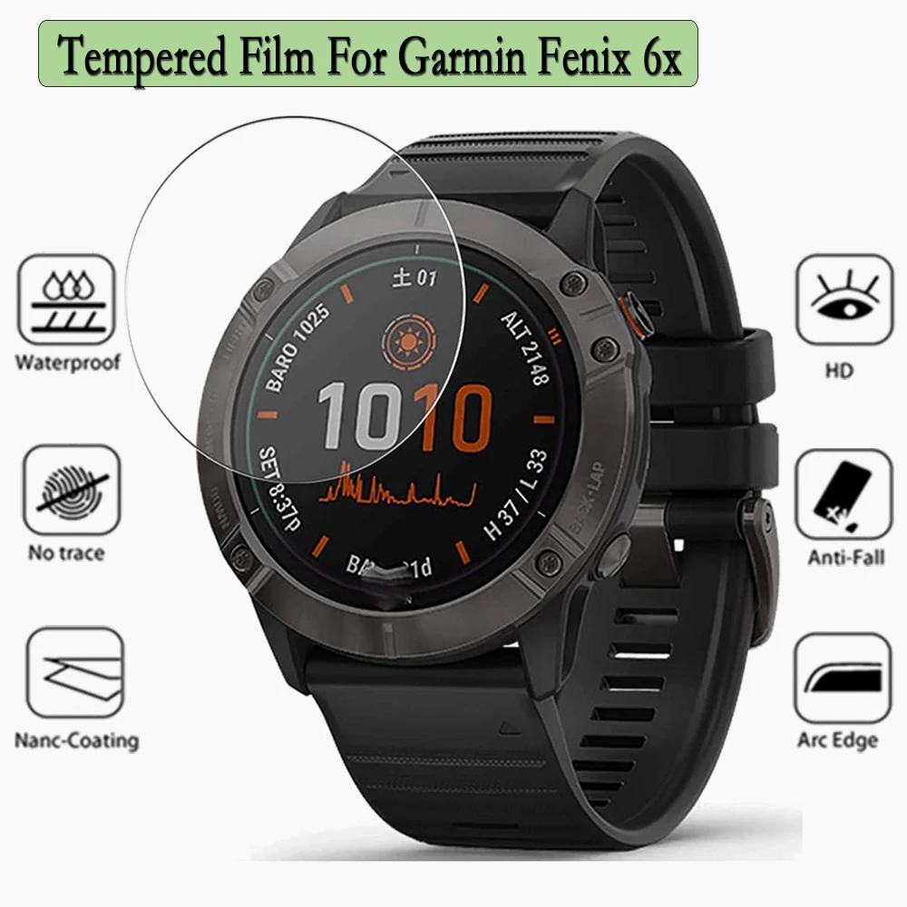 

1/3/6 шт. закаленное стекло против царапин пленка для часов Garmin Fenix 6x полноэкранная Защитная пленка защита