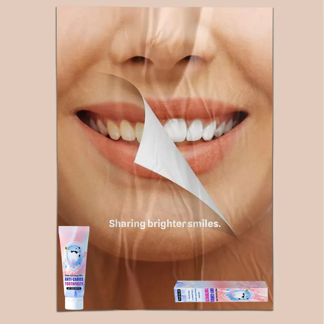 معجون أسنان مضاد للتجويف، إعادة تعيد الأسنان، إصلاح المينا، تعزيز، حماية التسوس، أسنان الأسنان #6