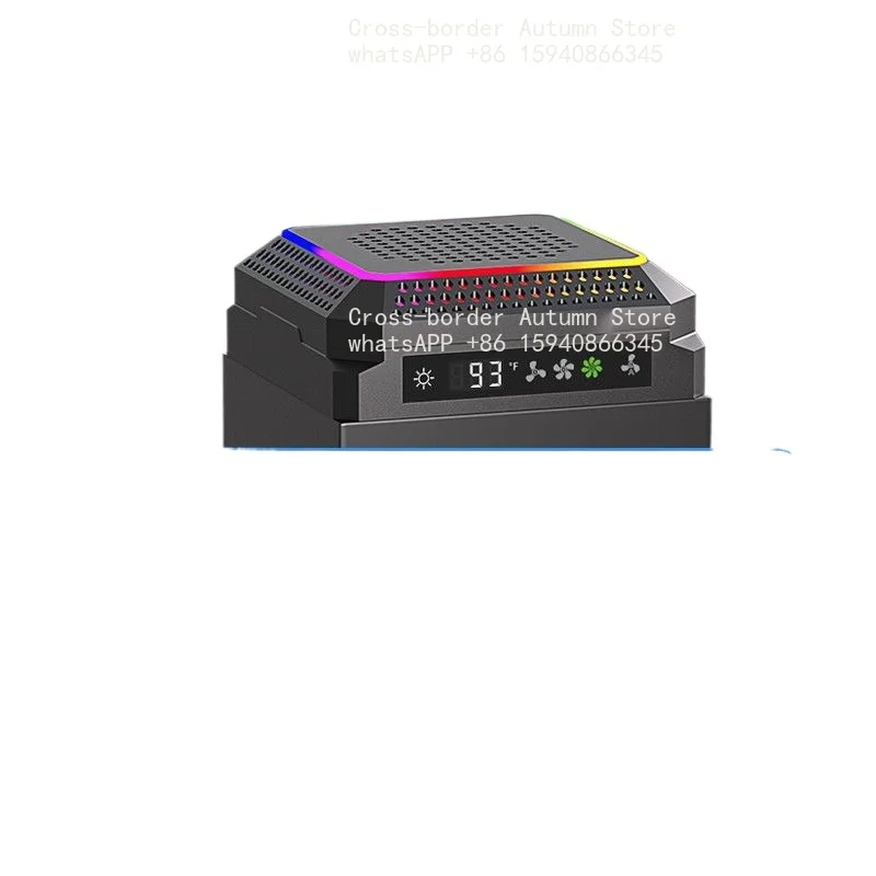 New host cooling fan XSX dust radiator RGB light/ -speed automatic fan