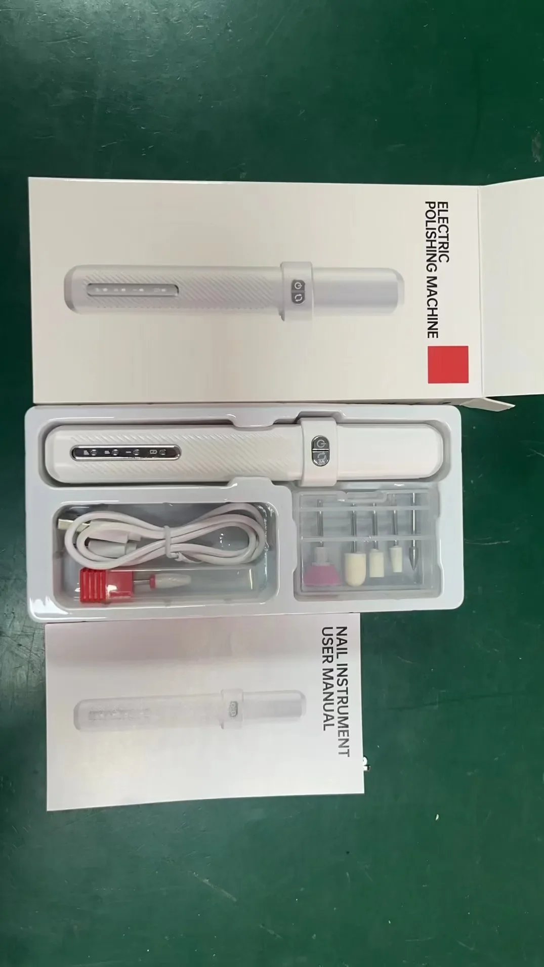 آلة مثقاب الأظافر الكهربائية المحمولة، أداة تلميع مانيكير لإزالة وطحن الأظافر، معدات مريحة للعناية بالأظافر