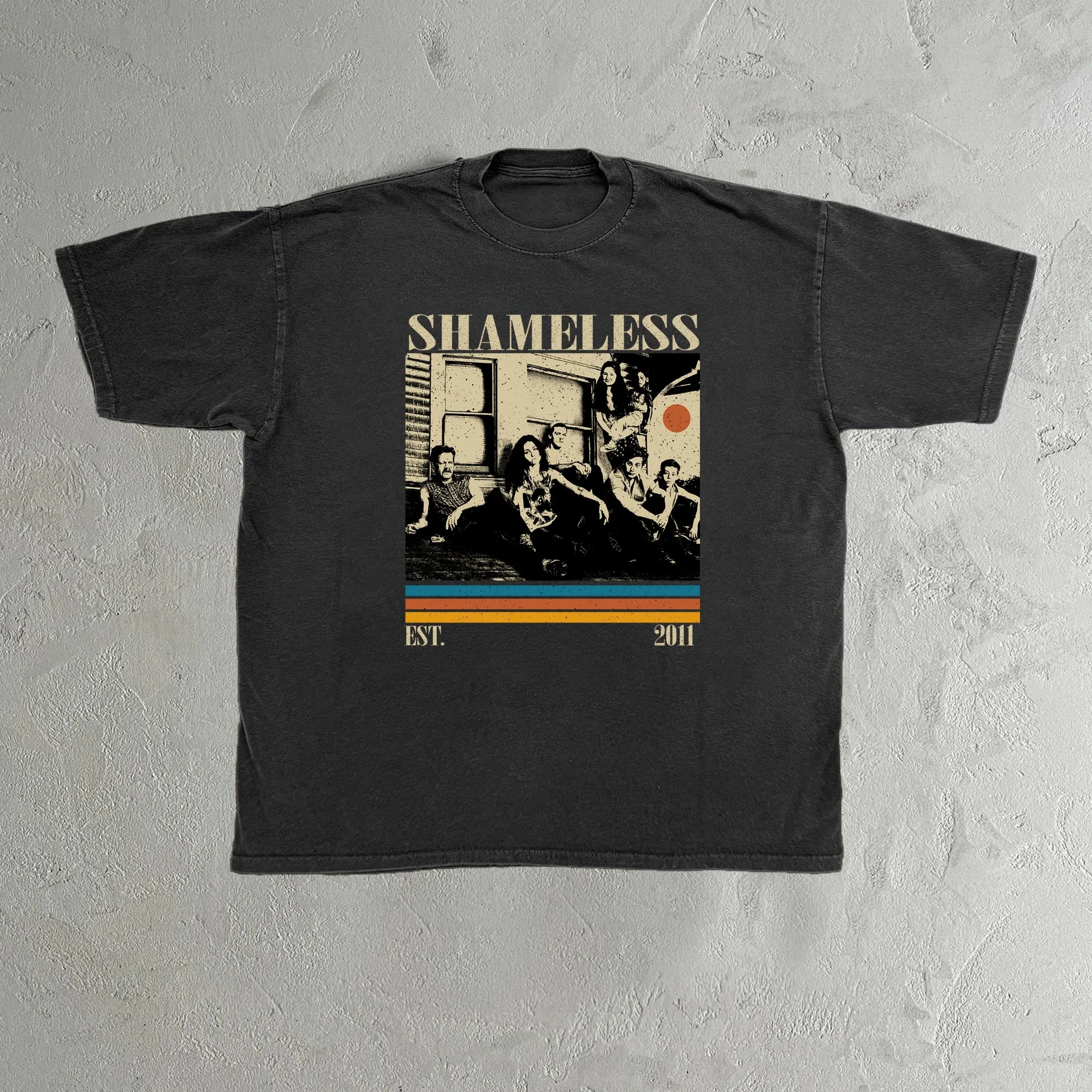 الرجعية وقح المسلسلات التلفزيونية الراحة الألوان تي شيرت للرجال النساء خمر الرجعية التي شيرت مضحك هدية التي شيرت Unseix ل مروحة التلفزيون هدية #3