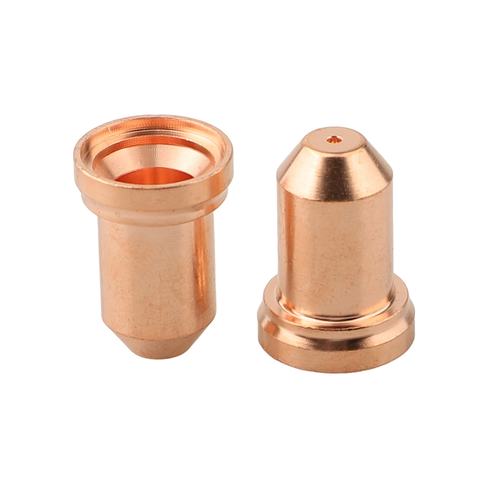 Cut45 Cutter Plasma Electrode Tip Nozzle Aperture 1.0mm Sturdy And Practical Copper Material Nozzle Aperture 1.0mm