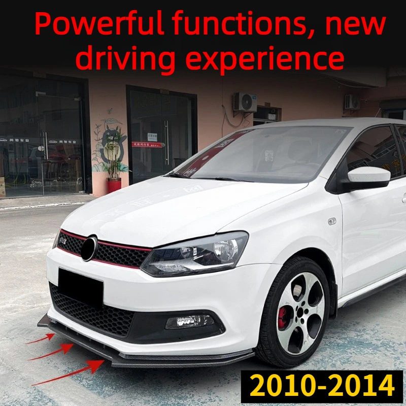 

Для VW Polo MK5 6R GTI 2010-2014 автомобильный передний бампер, спойлер, переднее крыло, разделенные декоративные аксессуары