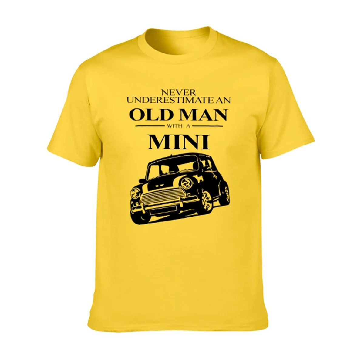 New Old Man With Classic Mini Men Women Vest Unisex T Shirt Cool Casual pride t shirt Unisex Fashion tshirt summer Round Neck