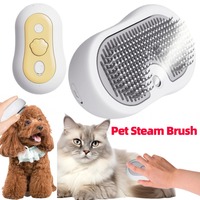 Pet Brush Dog Cat Steam Brush Comb Brush Electric Spray Cat Hair Brushes Massage Comb Pet Grooming Hair Removal Spray Brush