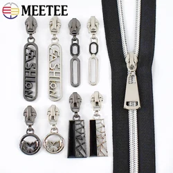 10/20Pcs 5# Decorative Zipper Puller Slider for Metal Nylon Resin Zips Clothes Bag Luggage Zip Head Sewing Cursors Accessories