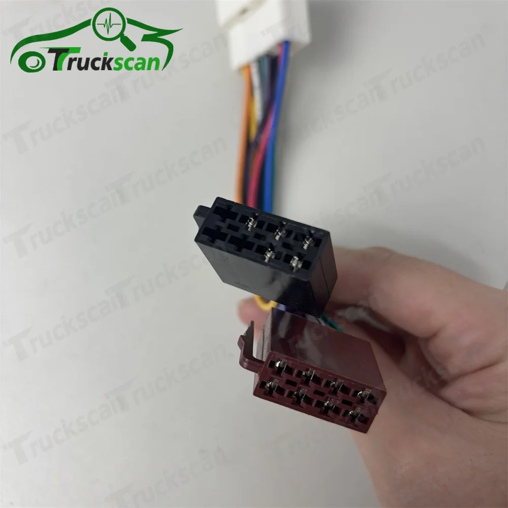 12-012 ISO Radio Adapter for Chrysler Dodge Jeep Radio Stereo Wire Cable Wiring Harness Connector Lead Loom Plug
