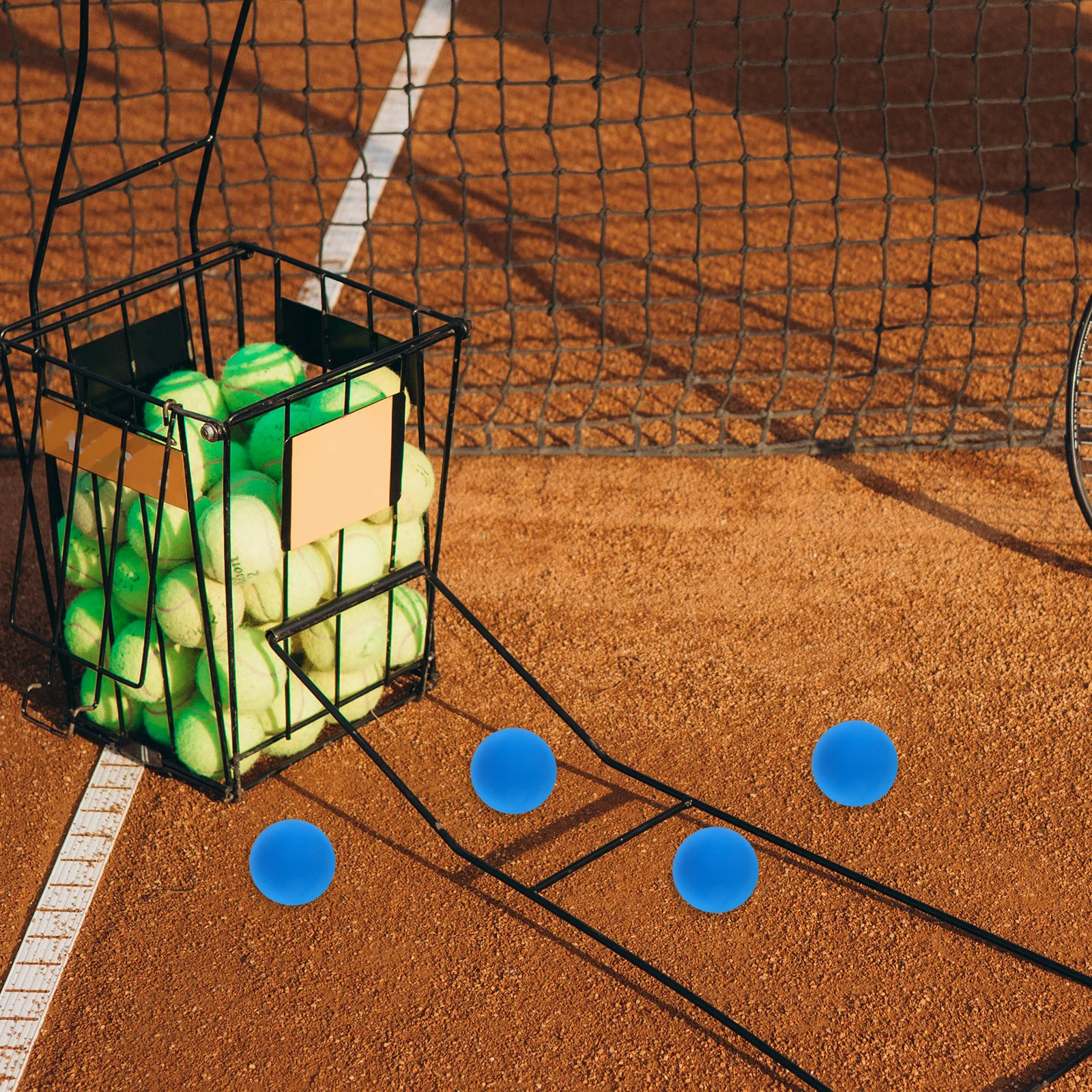 4 قطع من كرات التدريب على الاسكواش، مجموعة كرات رياضية صغيرة مطاطية عالية المرونة لممارسة التنسيق بين اليد والعين #5