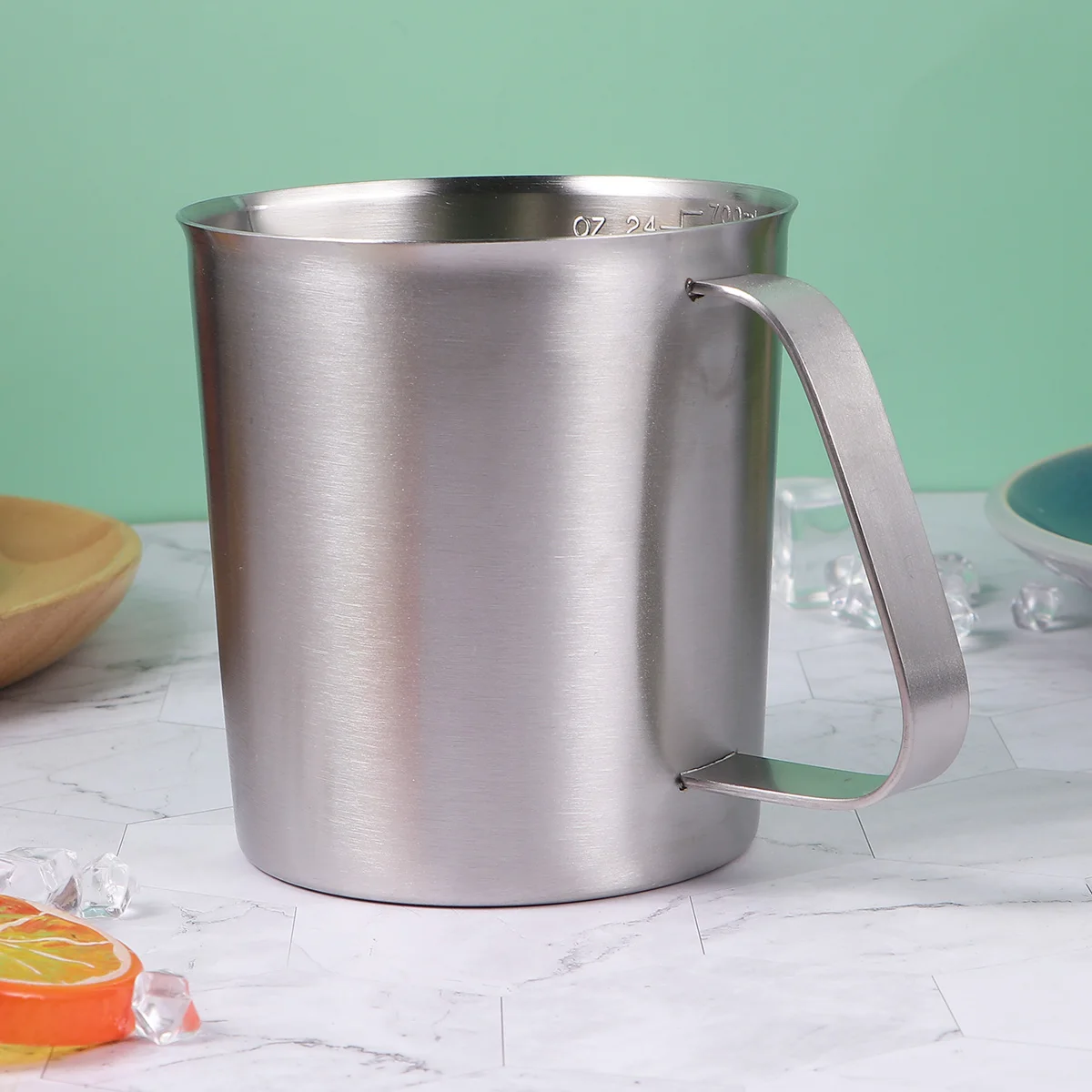 

Stainless Steel Measuring Cup Kitchen Utensil Baking Tools Liquid Measure Scale Line Flour Sugar Vinegar Sauce Practical Use