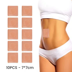 10Pcs Organic Cotton Castor Oil Pack Waist Wrap Castor Oil Packs for Black Castor Oil Self Adhesive Anti leak Pack For Women Men
