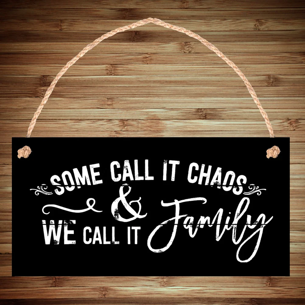 Hanging Plaque Letter Decor Wedding Signs Decorative Chalkboard Mini Bamboo Welcome Home