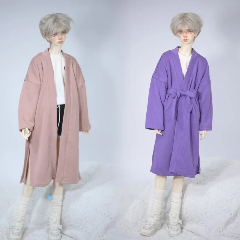 

D04-B024 детская игрушка ручной работы 1/3 1/4 SD10 Uncle68 SD10 кукла BJD/SD кукла вязаный медный амиачный шелковый пояс кардиган халат 1 шт.