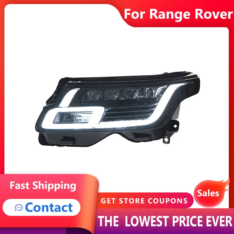 Car Headlights For Land Rover for Range Rover Vogue L405 2013-2018 LED Head Lights Auto Big Front Lights