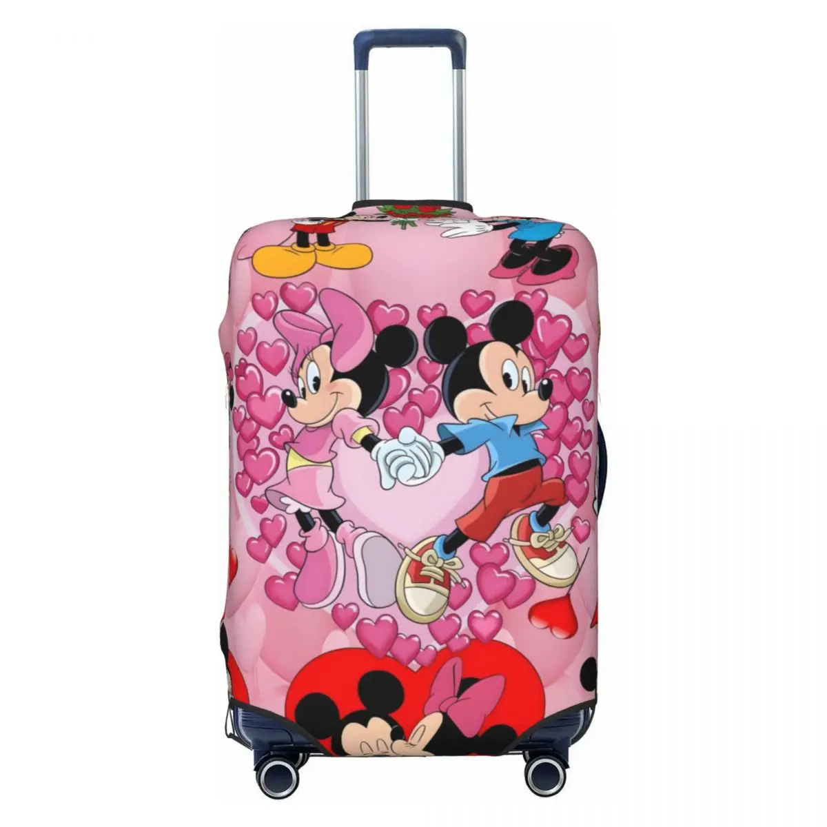 

Cartoon Mickey Minnie Mouse Suitcase Cover Washable Travel Luggage Covers for 18-32 inch