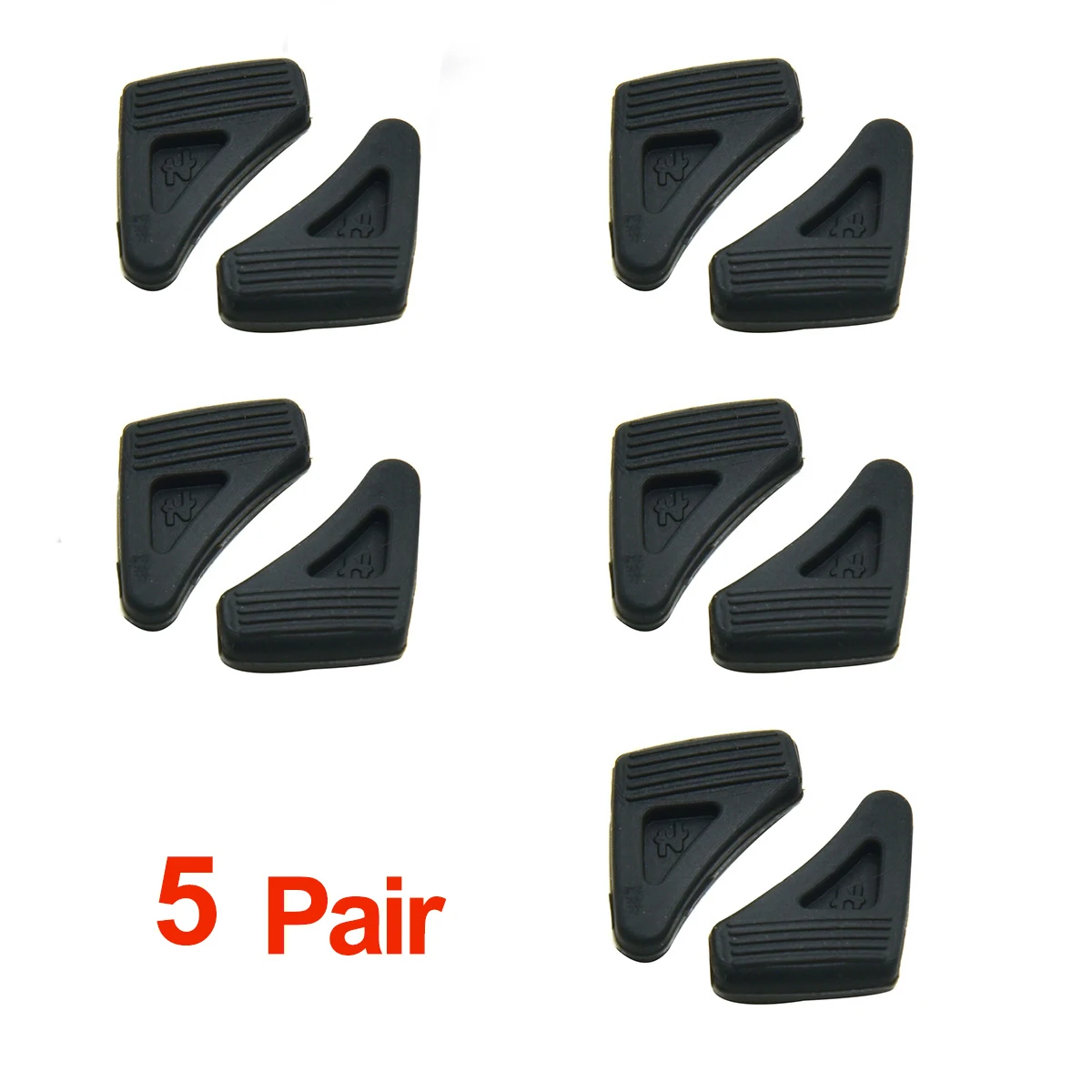 5 Pares de Suportes de Orelha para Óculos Esportivos, Ganchos de Silicone Antiderrapantes, Confortáveis e Seguros, Ponteiras de Haste, Retentores e Fixadores