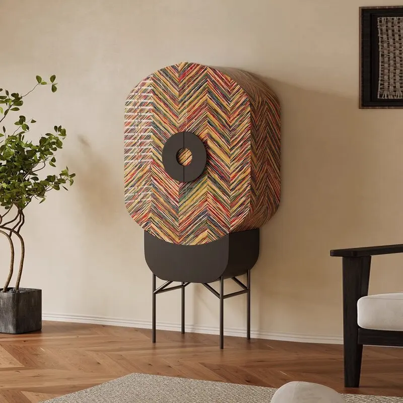 Organizadores, vitrina de madera, muebles de lujo para sala de estar, armarios multiusos para almacenamiento en hoteles, muebles multiusos
