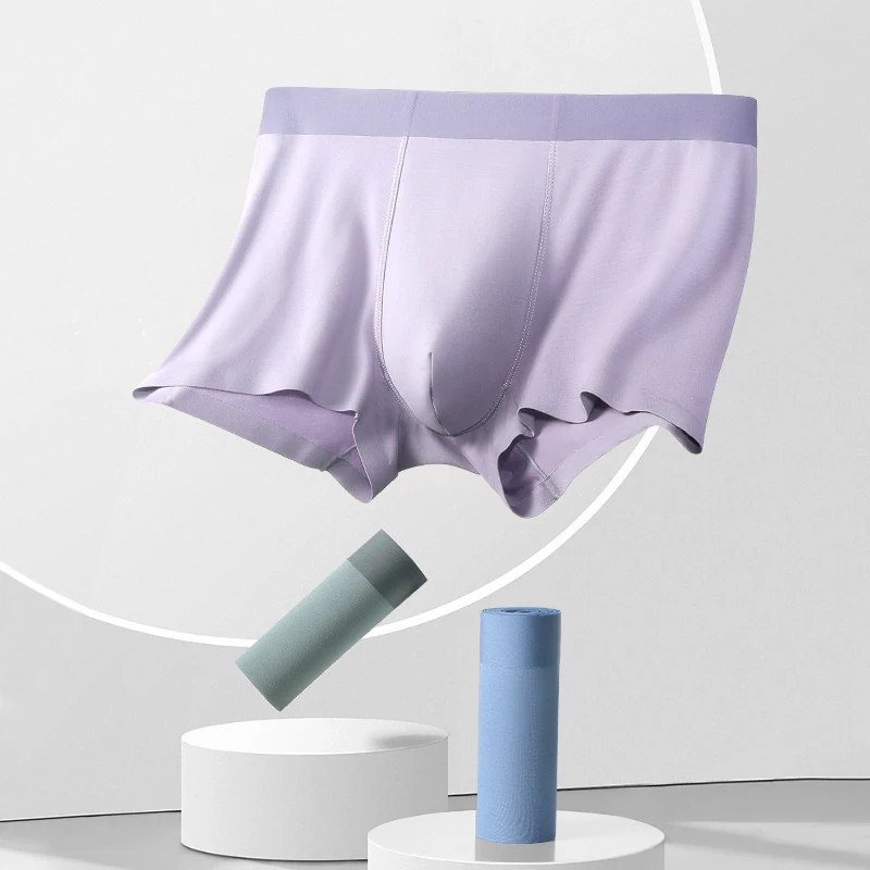 

3 пары мужских трусов из модала, мужские четырехугольные брюки, спортивные, удобные и дышащие, с плоскими манжетами, летние тонкие шорты.