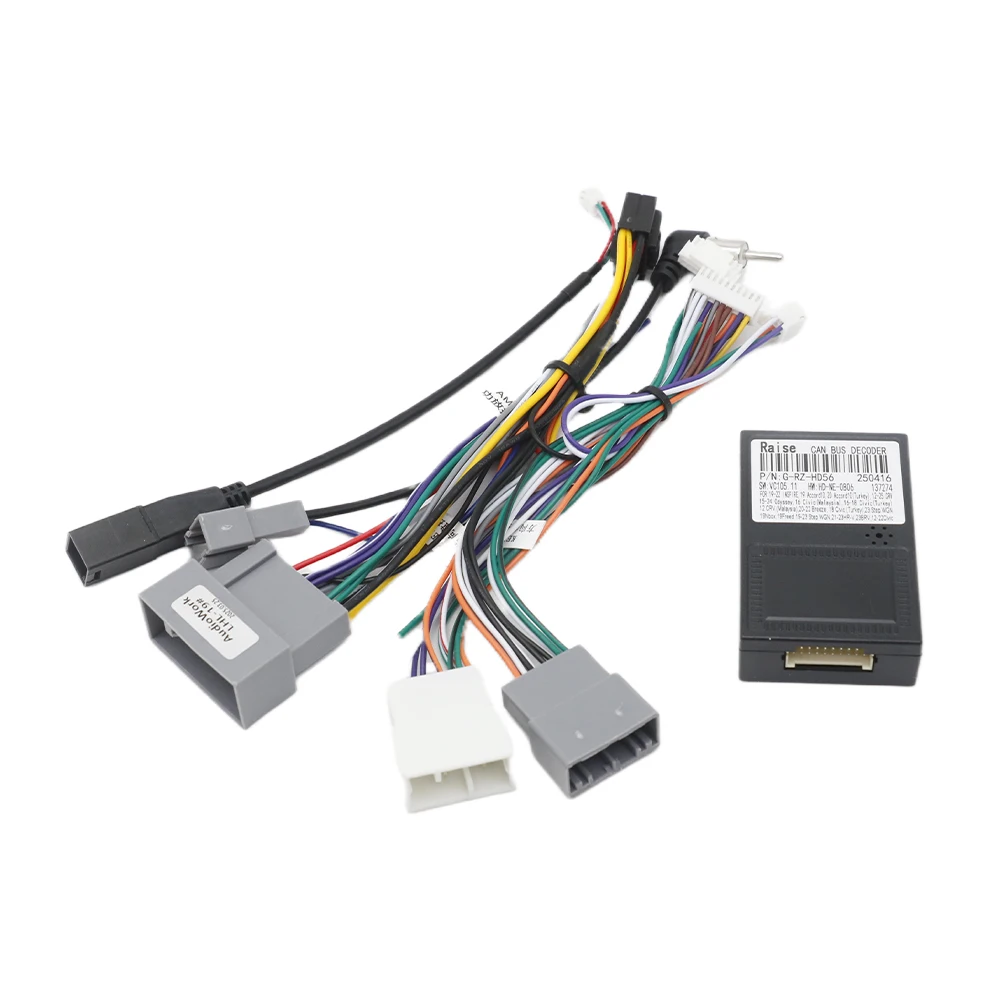 G-RZ-HD56 Canbus Box Decoder Auto für Honda CRV CR-V Civic 16Pin Kabelbaum Adapter Radio Stromkabel – Detail 5
