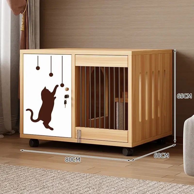 Cat cage household indoor solid wood pet store display  cabinet    house nest breeding   house  other
