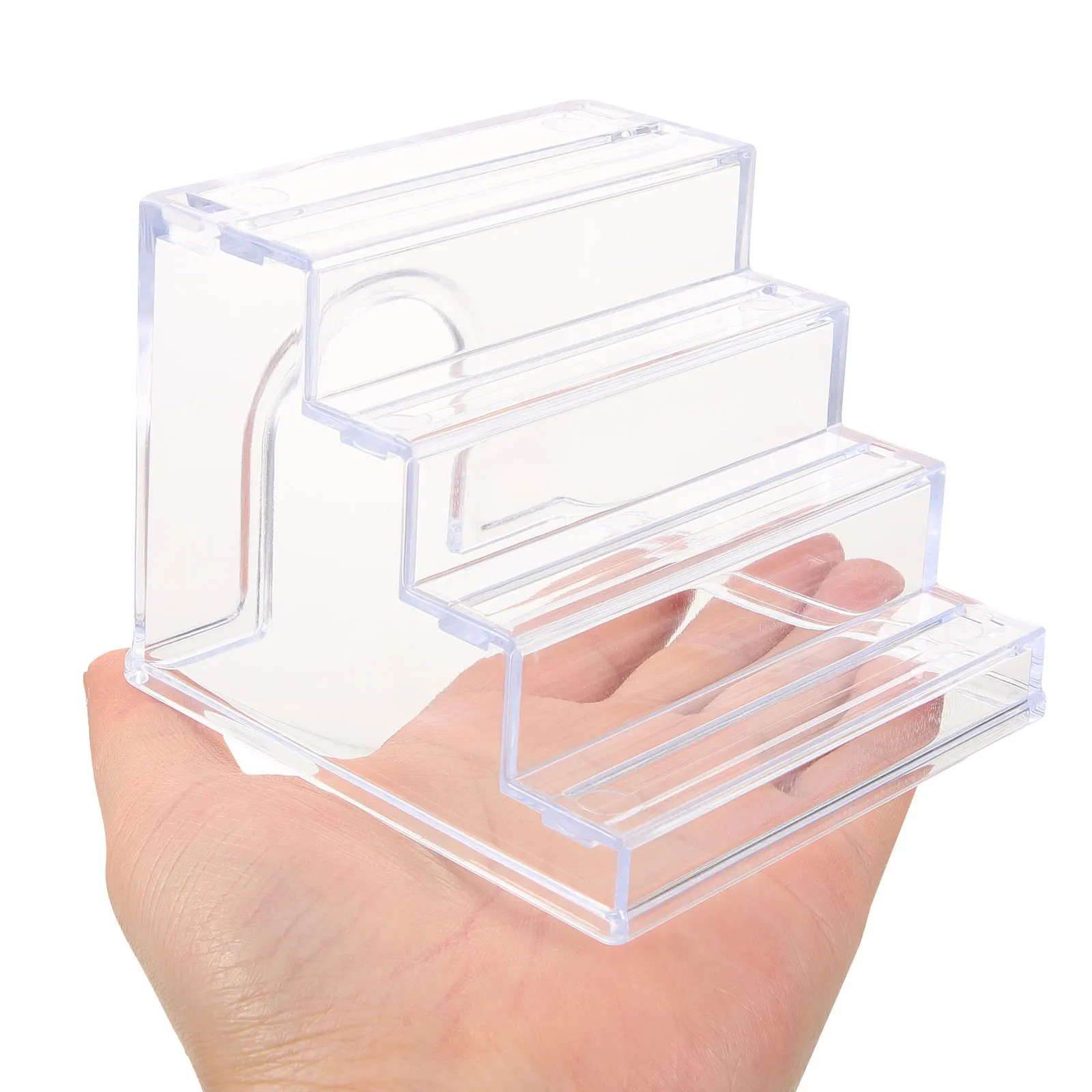 

Premium Acrylic Hamster Ladder for Small Animal Cages Non-Slip Climbing Ramp with Dual Purpose Design for Pet Exercise and