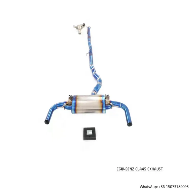 

CGW High Performance Titanium Blue Burnt Muffler Exhaust System Catback for CLA45 2.0T C118