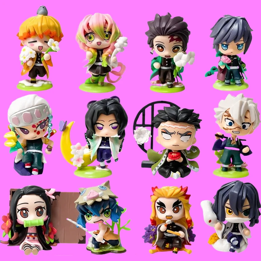 

Креативная персонализированная фигурка-статуэтка из аниме «Истребитель демонов» (Танджиро Камадо, Нэзуко), модель-украшение, подарочная коробка-сюрприз