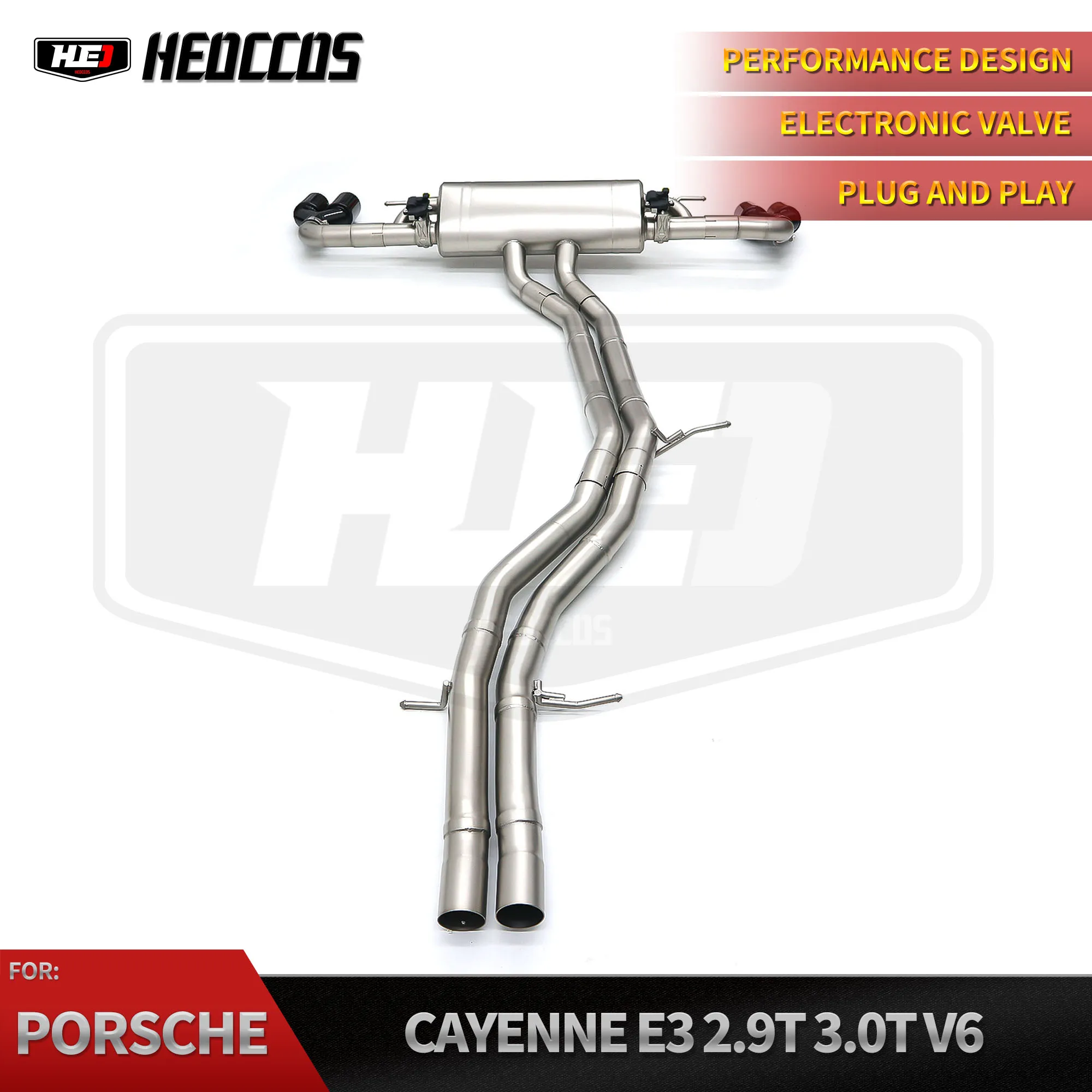 

HEO for Porsche Cayenne E3 3.0T 2.9T Exhaust (with Valve) High-performance Exhaust Tuning Racing Performance