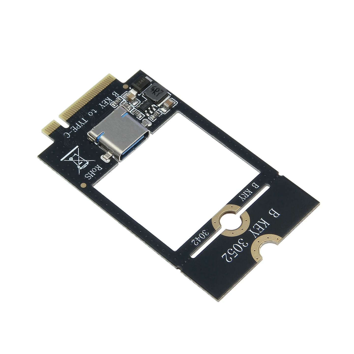 NGFF M2 B KEY to TYPE - C 3.0 USB3.0 Adapter Board M.2 B - Key WWAN 4G Network Card Slot Ultra-thin Interface Adapter Board