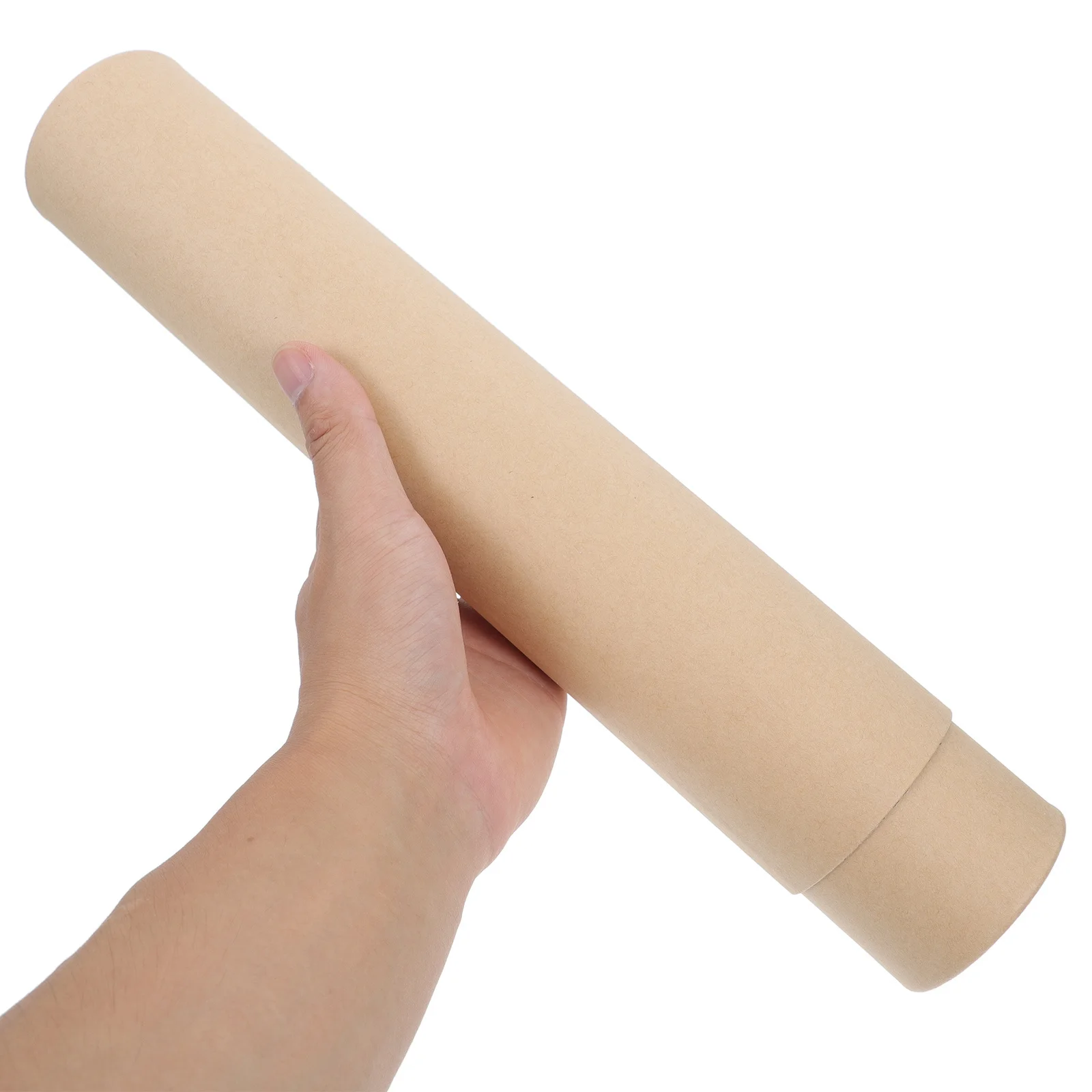 Armazenamento de rolagem 6cm de diâmetro interno ajustável papel kraft suporte telescópico para caligrafia pintura cartazes arte