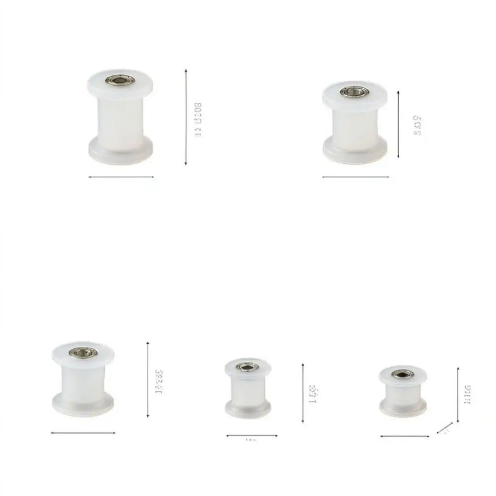 High Quality H Groove Nylon Bearing Roller For Sliding Door Window Track Mechanical Rail Guide Hardware Accessories