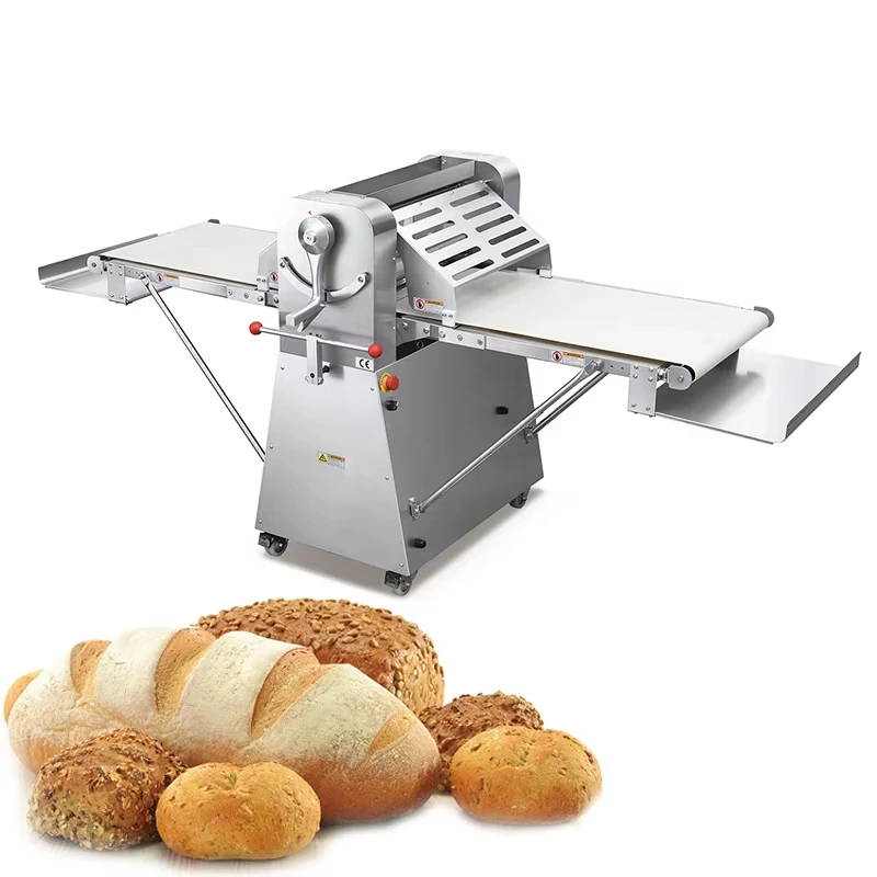 Industry China Wholesale Stand Type 520mm Pastry Dough Sheeter Bakery Manual Stand Dough Sheeter Machine