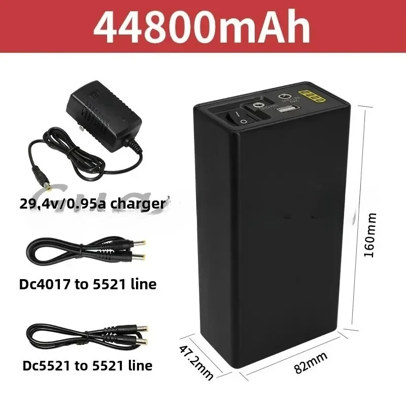 360 Photo Booth Power Banks Portable Battery Charger 12V 24V Power Bank Supply Hot Sale 44800mah Phone USB DC Battery