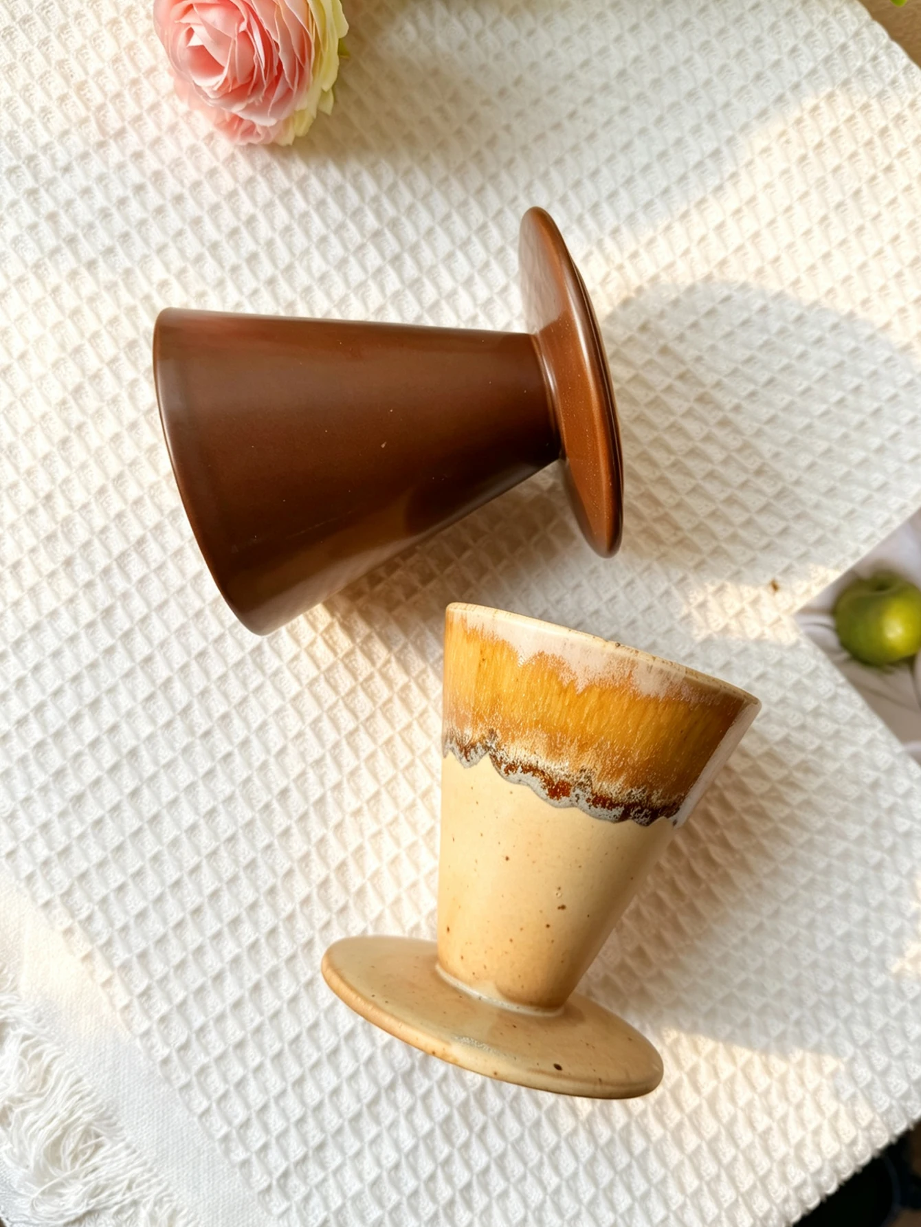 V30 Ceramic Coffee Dripper Pour Over Filter Cup 1-2 Cups Hand Drip Cone Brewer for Home Office Barista