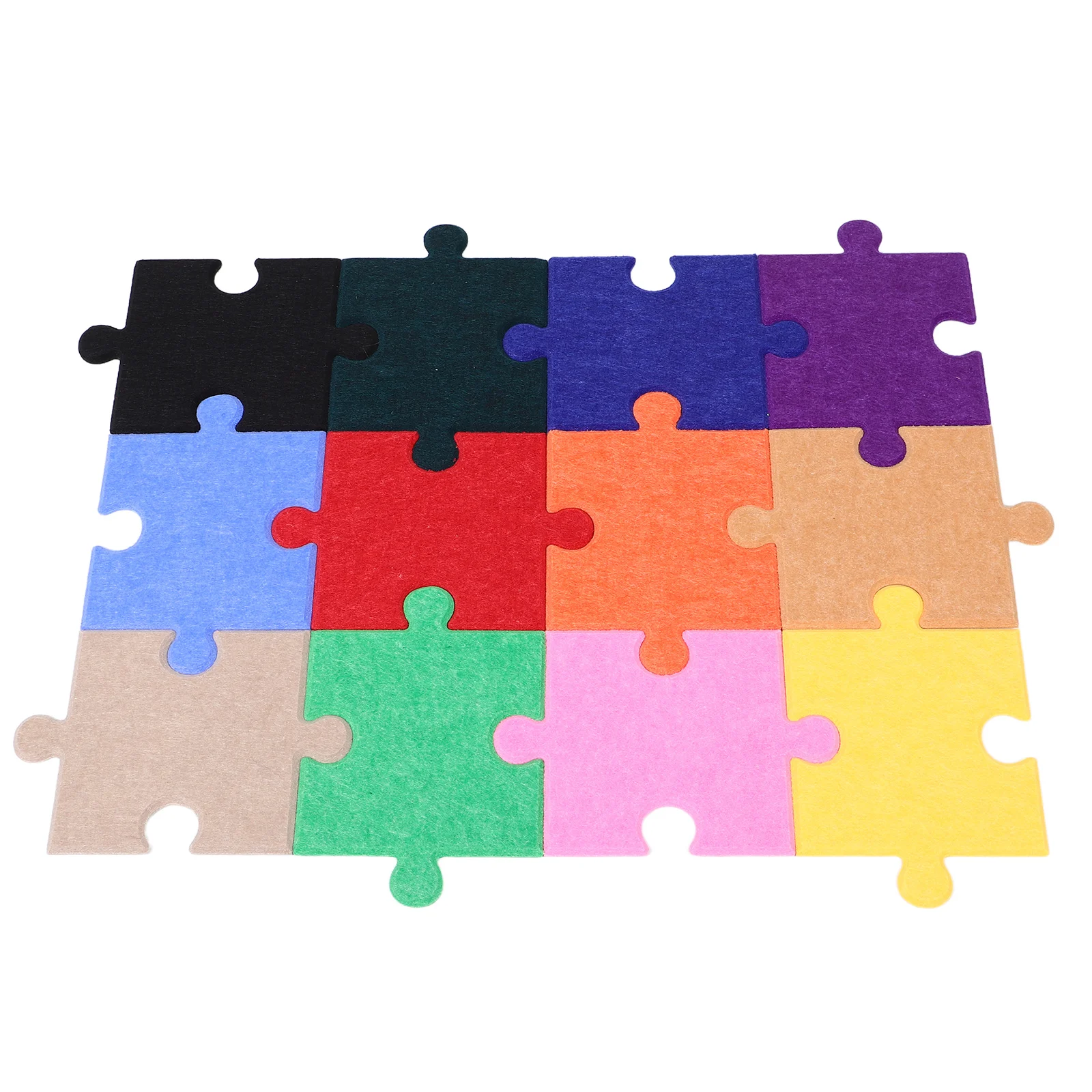 

1 set Felt Panel Self Adhesive Wall Tiles Puzzle Board Home Wall Sticker Home Decor Office Photo Soundproof 3D Stickers
