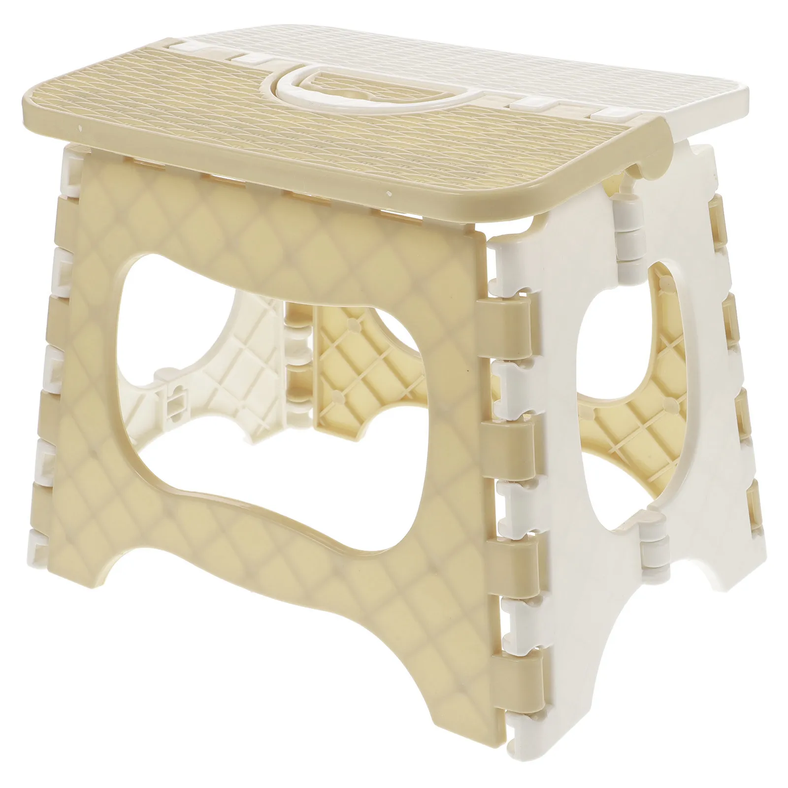 Folding Step Stool for Kids Portable Lightweight Foldable Stool with Handle Large Foot Platform Non Slip Textured Surface