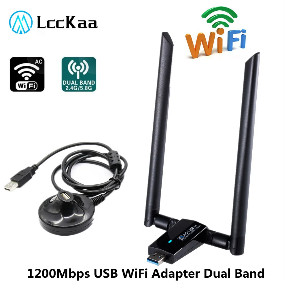 

USB Wi-Fi адаптер 1200 Мбит/с, два диапазона, 3,0 ГГц