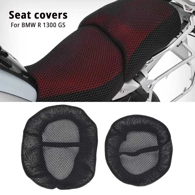 For BMW R 1300GS Adventure Motorcycle Seat Cover R1300GS ADV 3D Airflow Honeycomb Mesh Protect Cushion Nylon Mesh Fabric Saddles