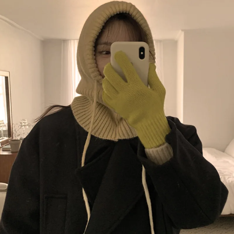 Knitted Hooded Infinity Scarf - Infinity Scarf Knit avis et prix