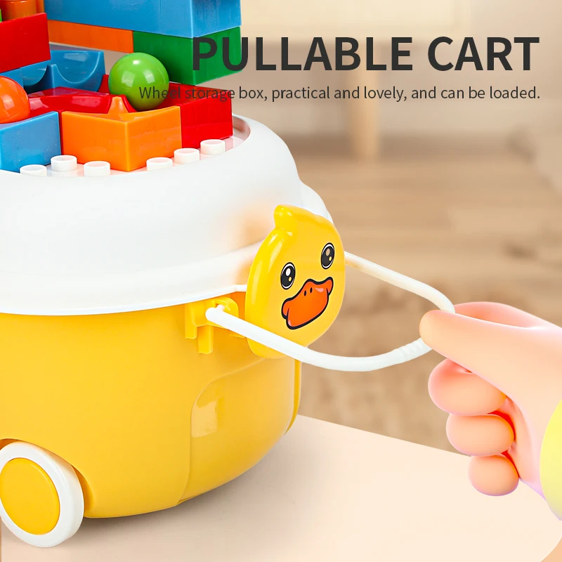 DIY Animal Playground Building Blocks Set - 49PCS with Storage Bucket, Perfect for Creative Play, Ideal Gift for Kids, Large Siz