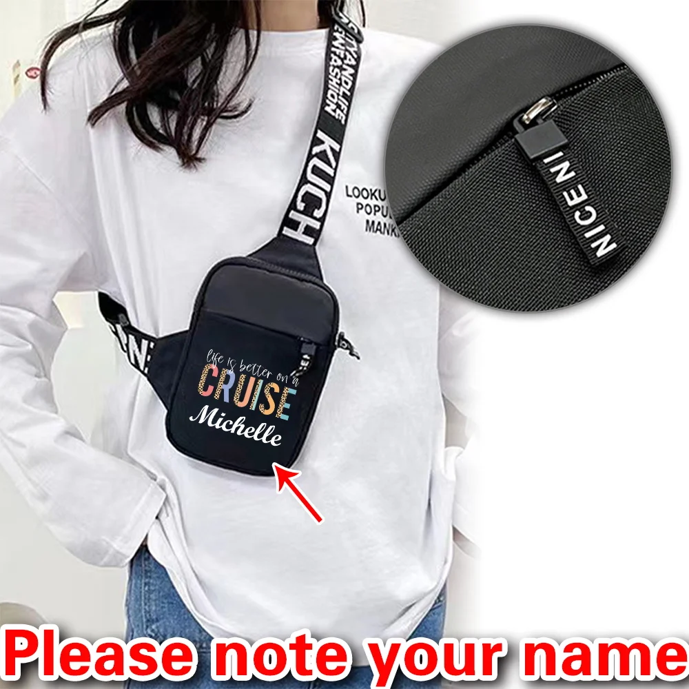 

Personalized Customized Joker Simple Leisure Fashion Women's Chest Bag Outdoor Camping Tour