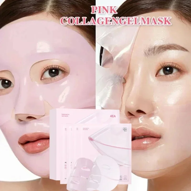 Mascarilla de colágeno durante la noche, mascarilla facial PDRN de salmón para brillo de cristal, elasticidad de la piel, hidratante, reafirmante, suave, cuidado de la piel coreano