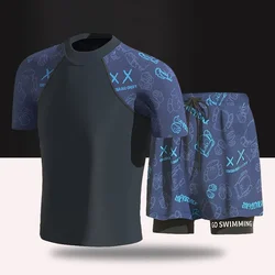EU2XS-XL hommes adolescents maillot de bain anti-embarras adt séchage rapide short de bain bord de mer plage maillot de bain source chaude ensemble de maillots de bain