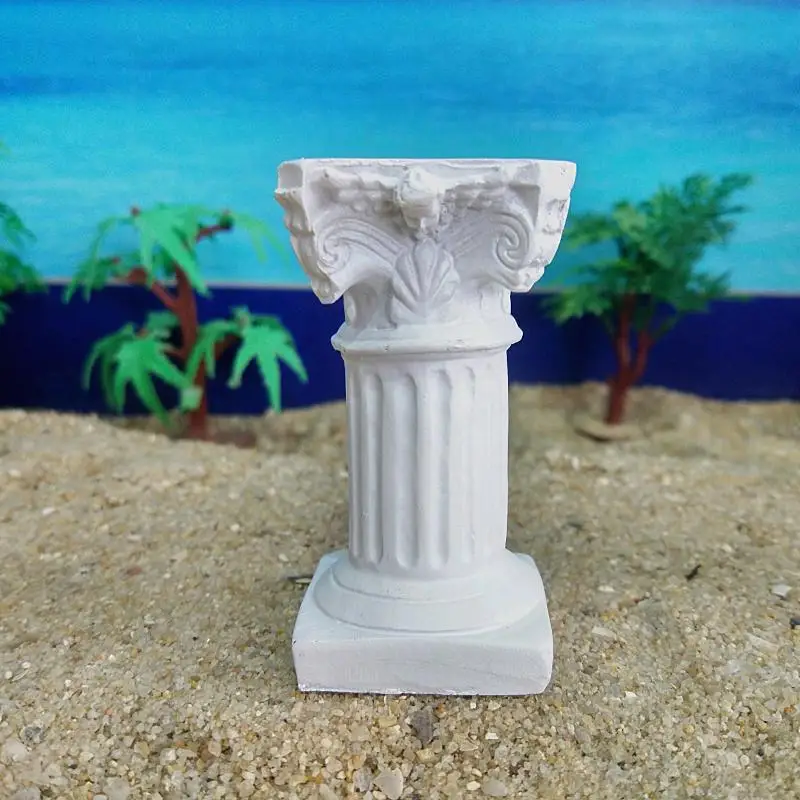 Mini Roman Columns Decoration Dollhouse Furniture Dollhouse Accessories, Approx. 3.5 X
