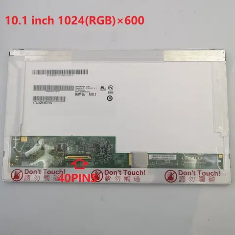10.1' 40Pin 1024x600 LCD Matrix for HP Mini 110-3600er Laptop LCD Screen Display Panel HSD101PFW2 B00 HSD101PFW2-B00
