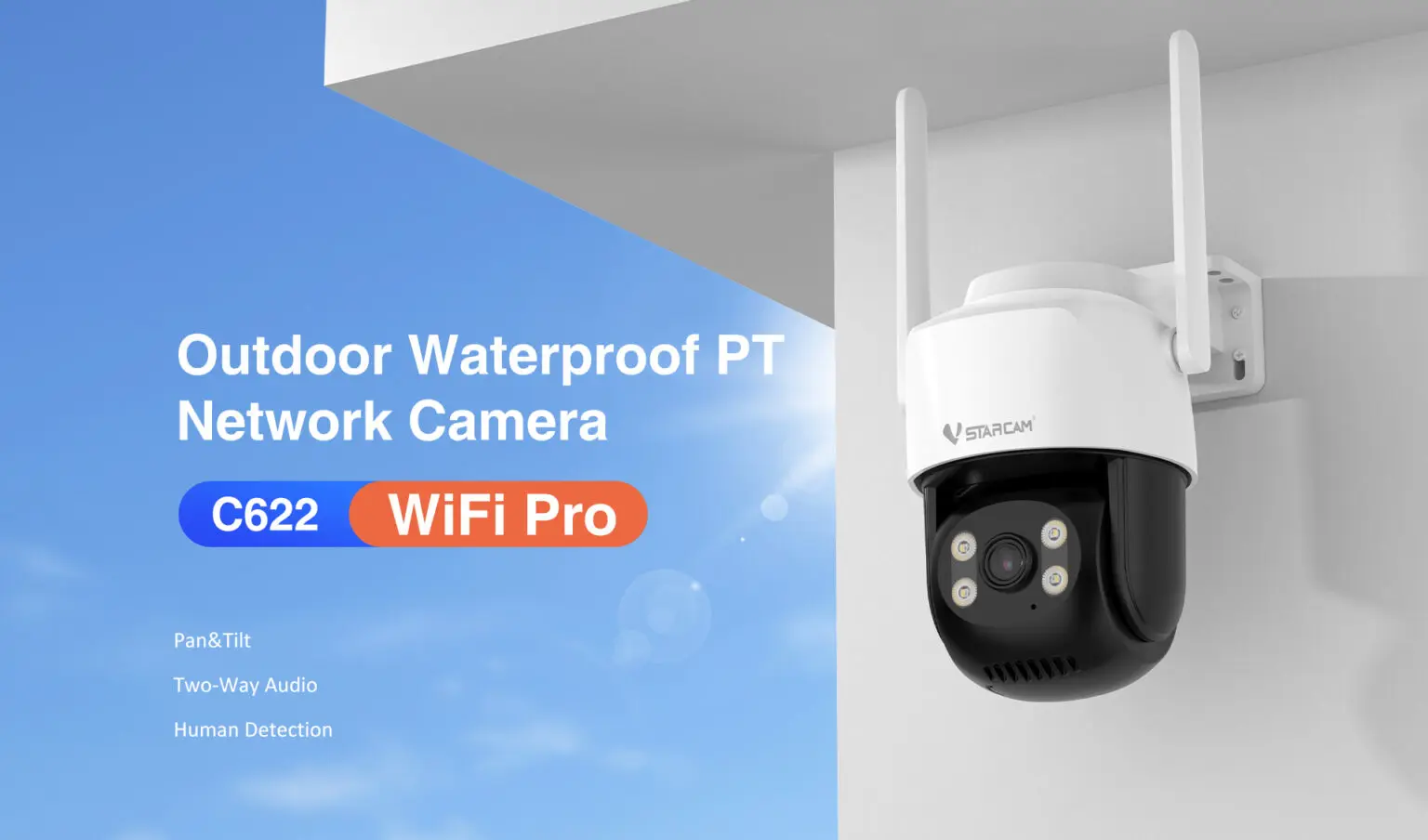 Vstarcam O-kam  C622  Full Color  IP Dome Camera 2MP 1080P   AI Humanoid Detection Home Security CCTV Baby Monitor Vstarcam C996