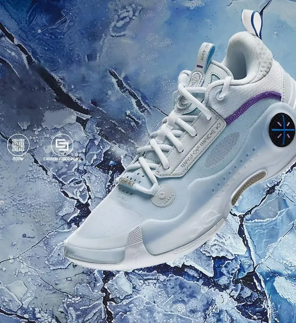 أحذية كرة السلة للرجال من LI-NING Way of Wade 10 بطانة أحذية رياضية احترافية لوحة كربون أحذية رياضية للمنافسة ABAS083